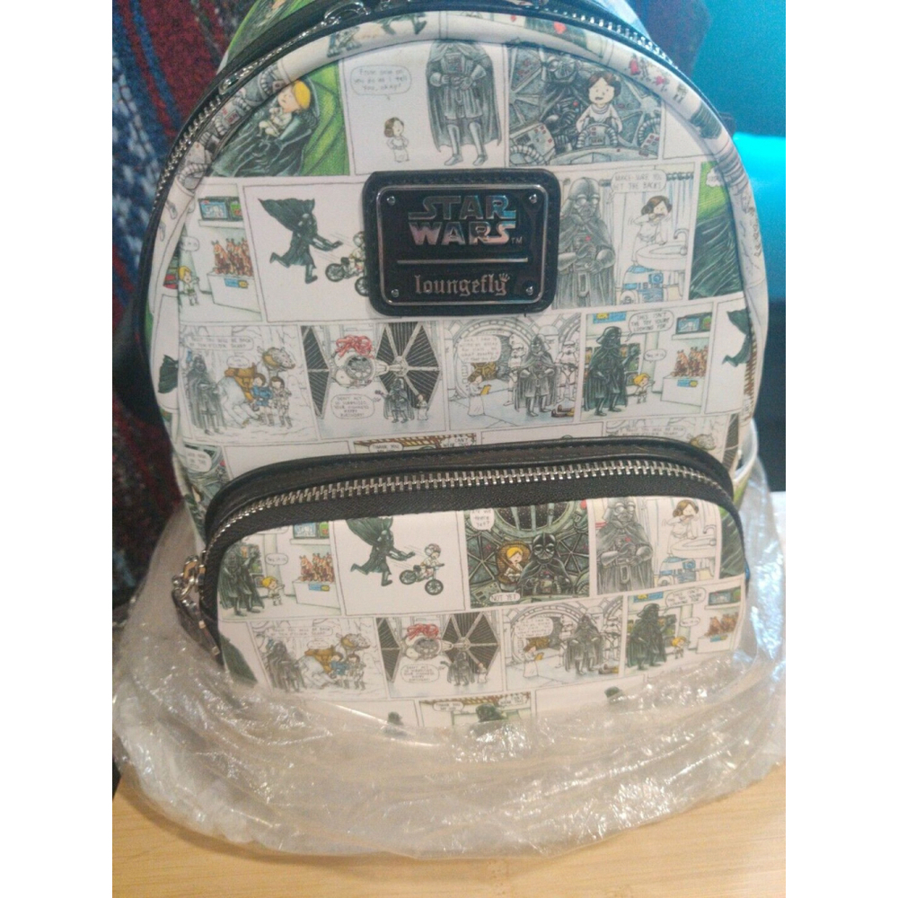 Disney Loungefly Backpack Star Wars Comic New With Tags Still Stuffed